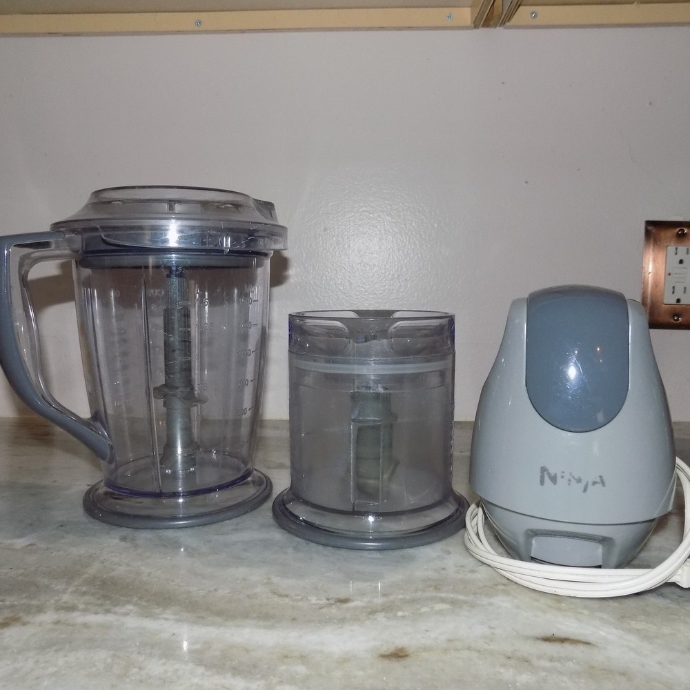 Ninja Master Prep Food Processor Blender Grey Good QB900B Chopper Set